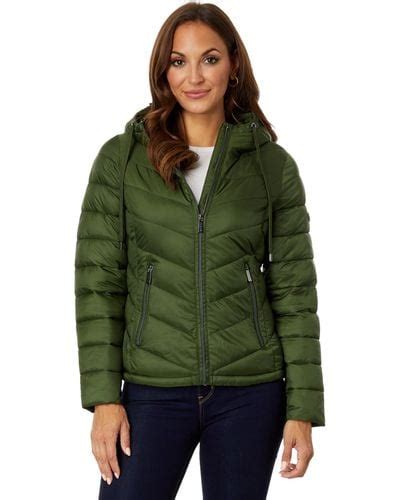 green michael kors jacket